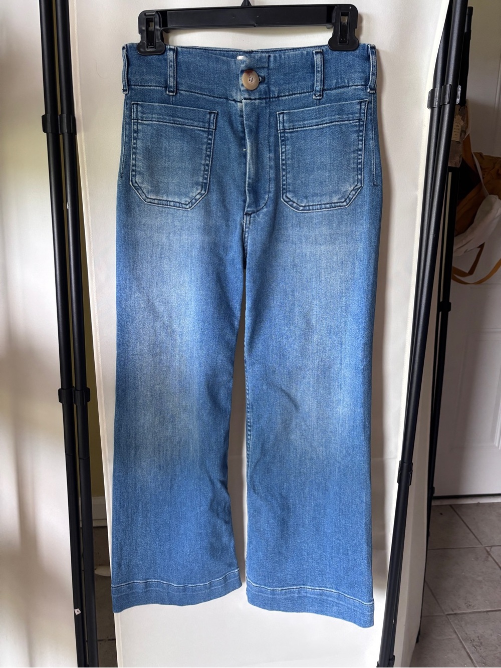 Anthropologie Maeve Light Blue Wide-Leg Jeans “the Colette”